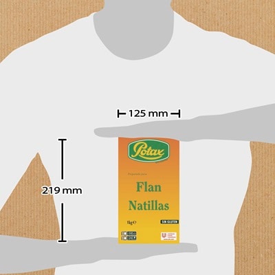 Potax Flan/Natillas deshidratado sin gluten 185 raciones 1kg - 